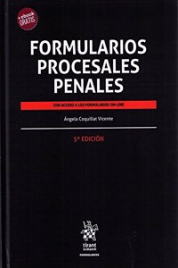 Formularios procesales penales 5a edicion 2018