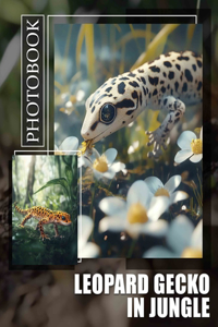 Leopard Gecko In Jungle Photo Book