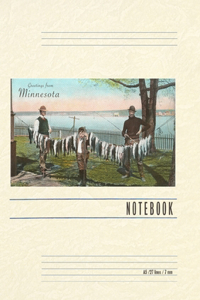 Vintage Lined Notebook Greetings from Minnesota