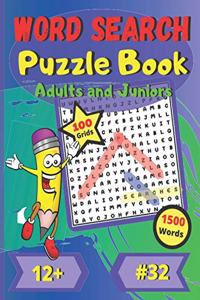 Word Search Puzzle Book Adults and Juniors #32