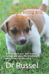 My Jack Russel puppy training and follow-up