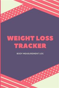 Weight Loss Tracker. Body Measurement Log