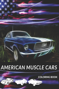 American Muscle Cars Coloring Book