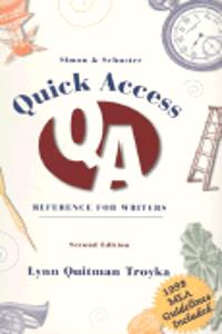 Simon & Schuster Quick Access Reference For Writers, 2 /E