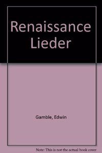 Renaissance Lieder