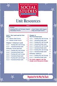 Houghton Mifflin Social Studies: Unit Resources Folders with Tae and Tg Annotated Edition Level 1 School and Family