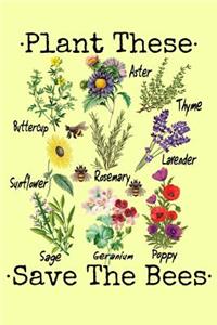 Plant These Save The Bees