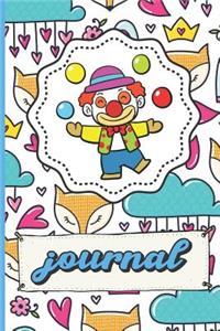 Funny Juggling Clown Journal