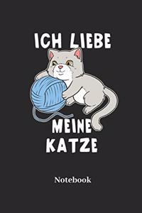 Ich Liebe Meine Katze Notebook