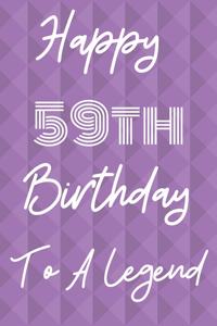 Happy 59th Birthday To A Legend