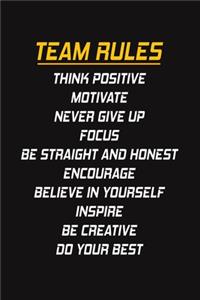 Team Rules