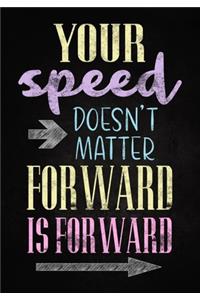 Your Speed Doesn't Matter, Forward is Forward