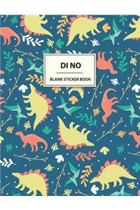 Dino Blank Sticker Book