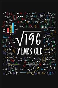 Square Root Of 196 Years Old