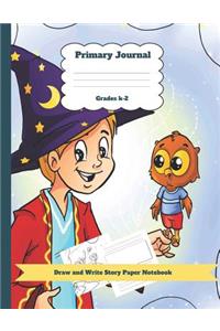 Primary Journal Grades K-2 Draw and Write Story Paper Notebook