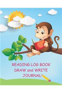 Reading Log Book Draw and Write Journal
