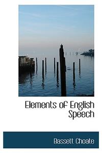 Elements of English Speech