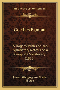 Goethe's Egmont