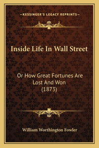 Inside Life In Wall Street