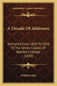 A Decade Of Addresses