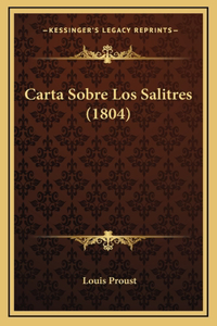 Carta Sobre Los Salitres (1804)