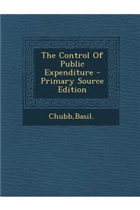 The Control of Public Expenditure