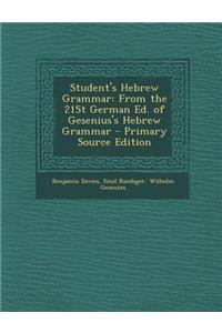 Student's Hebrew Grammar