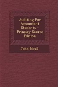 Auditing for Accountant Students