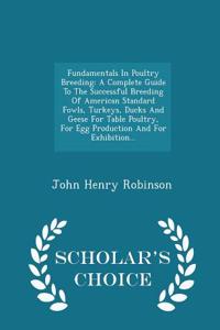 Fundamentals in Poultry Breeding