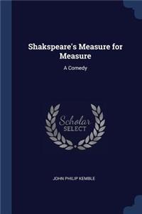 Shakspeare's Measure for Measure