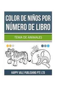 Color De Niños Por Número De Libro