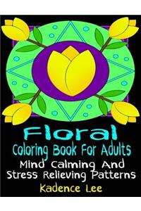 Floral Coloring Book For Adults