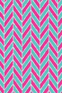 Herringbone Pattern Painted Notebook
