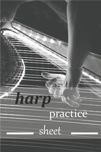 harp practice sheet