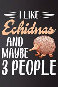I like Echidnas and Maybe 3 People