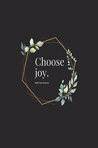 Choose joy - Floral Composition: Women with dreams. Pretty Personalized Medium Lined Journal & Diary for Writing & Note Taking for Girls and Women - Floral Print: Lined Notebook / J