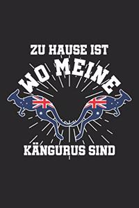 Zu Hause ist wo meine Kängurus sind