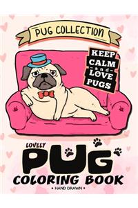 Lovely Pug Coloring Book