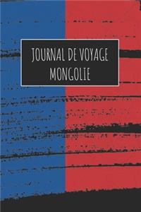 Journal de Voyage Mongolie