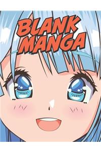 Blank Manga Comic Notebook [8.5x11][150pages]