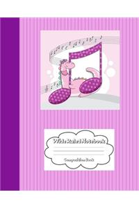 Wide Ruled Notebook Composition Book