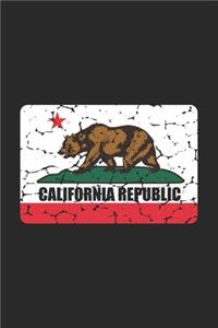 California Republic: United States City Notebook Capital US State Journal for proud americans and their favorite beloved City and State, for sketches ideas and To-Do lis