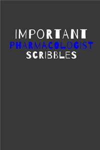 Important Pharmacologist Scribbles
