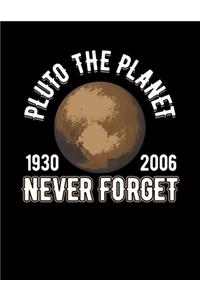 Pluto the Planet 1930-2006 Never Forget