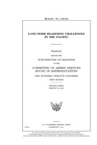 Long-term readiness challenges in the Pacific