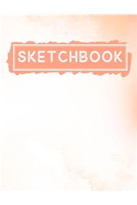 Sketchbook: Personalized Watercolor Sketch Book / Notebook / Journal - 110 Pages of Sketching, Drawing, Writing, and Doodling - Gift