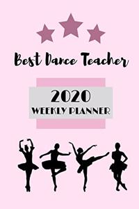 Best Dance Teacher 2020 Weekly Planner