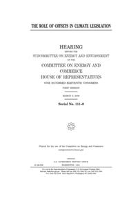 The role of offsets in climate legislation