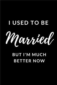 I Used To Be Married But Im Better Now - Divorce Journal