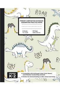 Primary Composition Notebook Handwriting Practice Paper